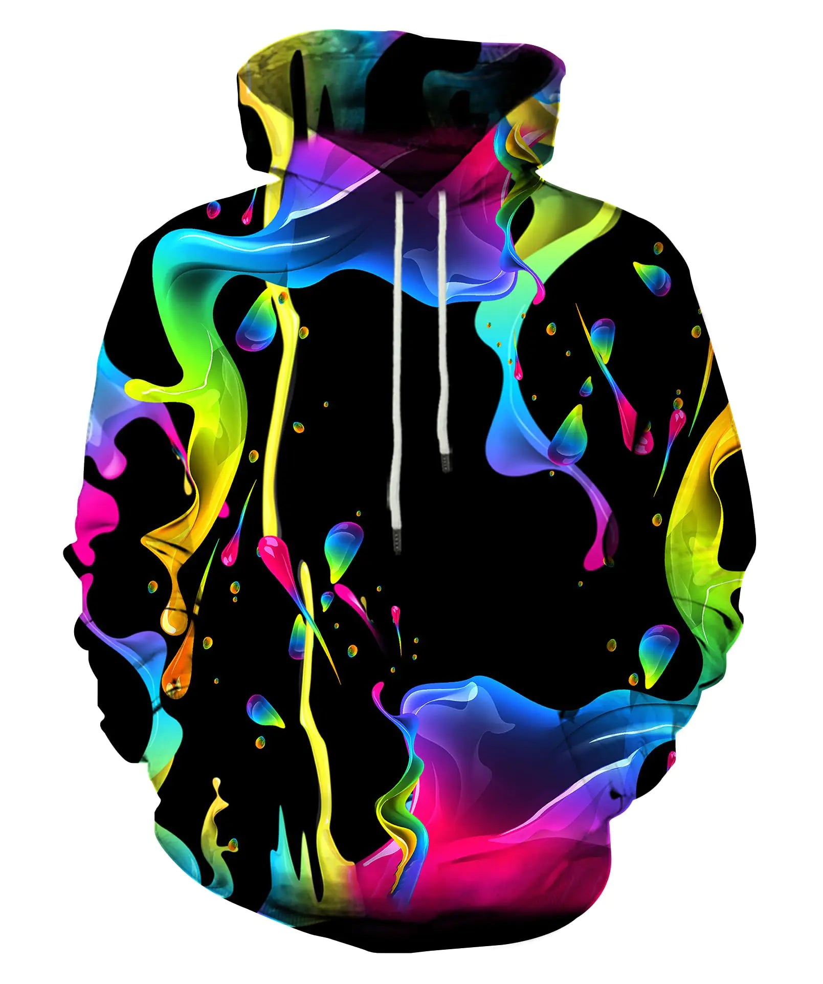 LAIDIPAS Men Women Hooded Sweatshirt Unisex Galaxy Hoodie Hooded Pullover with Pocket Small