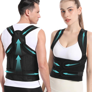 Manlingle Back Brace Posture Corrector for Women and Men Adjustable...