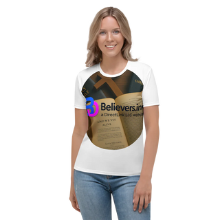 All-Over Print Women's Crew Neck T-Shirt