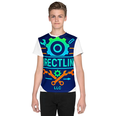 All-Over Print Youth Crew Neck T-shirt