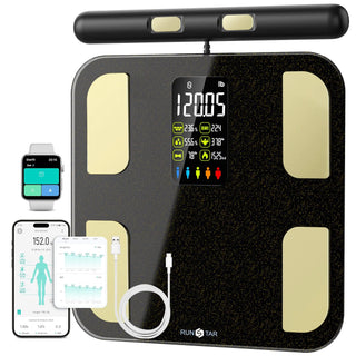 Scale for Body Weight RunSTAR 8 Electrodes High Accurate Rechargeable...
